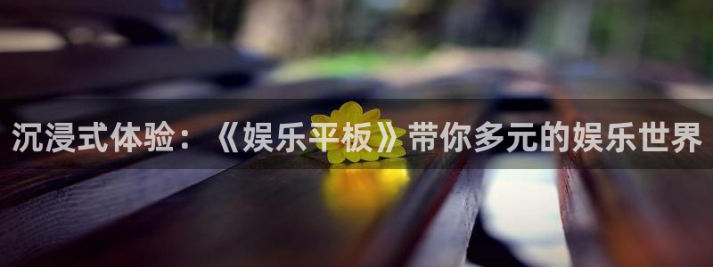 pg国际官网：沉浸式体验：《娱乐平板》带你多元的娱乐世界