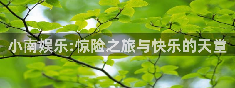 pg国际服：小南娱乐:惊险之旅与快乐的天堂